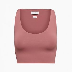 Aritzia Babaton Contour Scoopneck Tank- Size L Red Willow